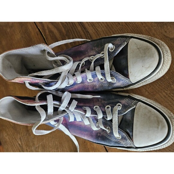 Converse Chuck Taylor All Star High Shoes Women's Sz 11 Tie Dye Sunset Sneakers - Picture 8 of 8